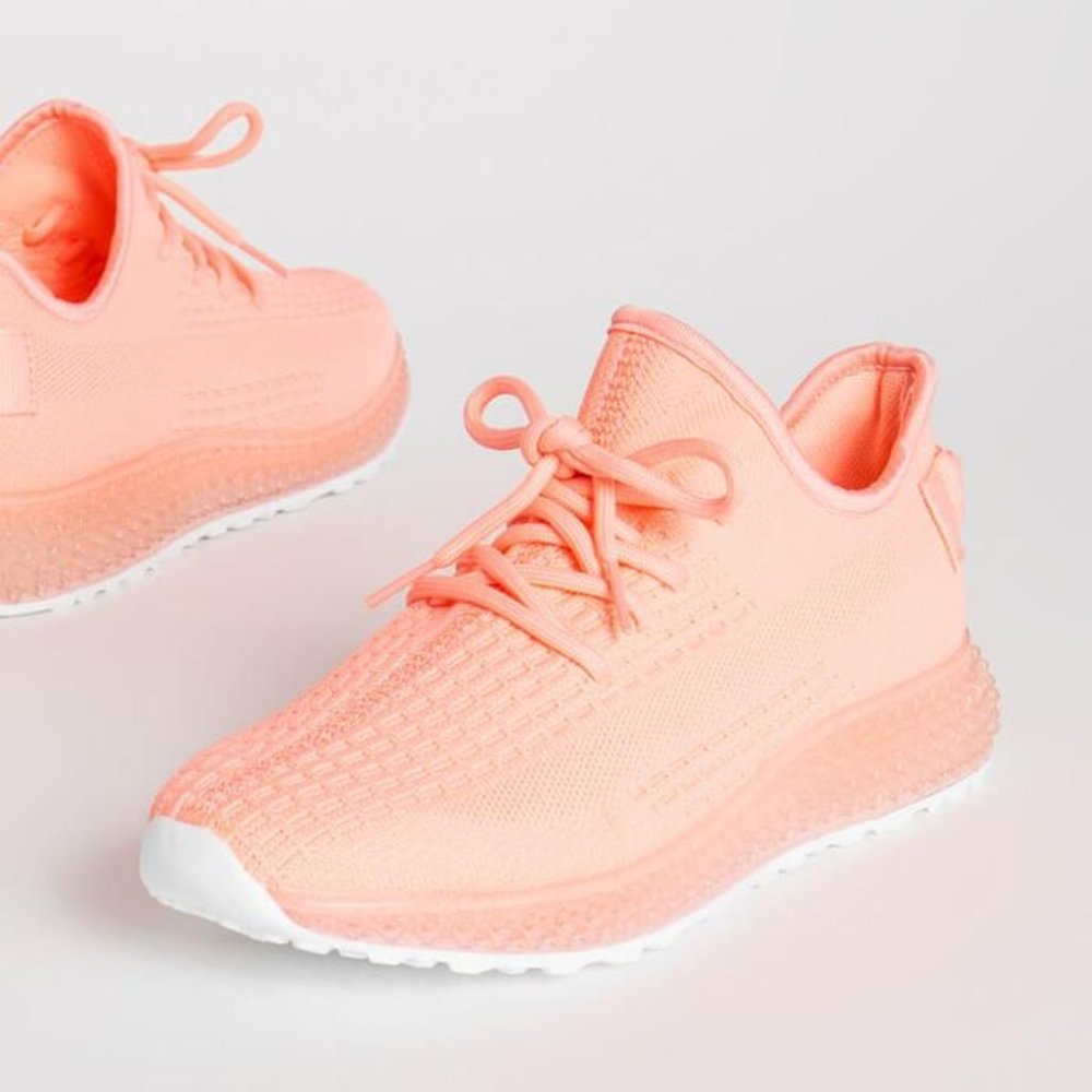 Neon Pink Sneakers